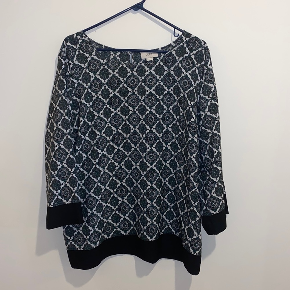 Loft Silk-like Dress Top